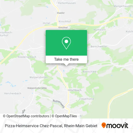 Карта Pizza-Heimservice Chez-Pascal