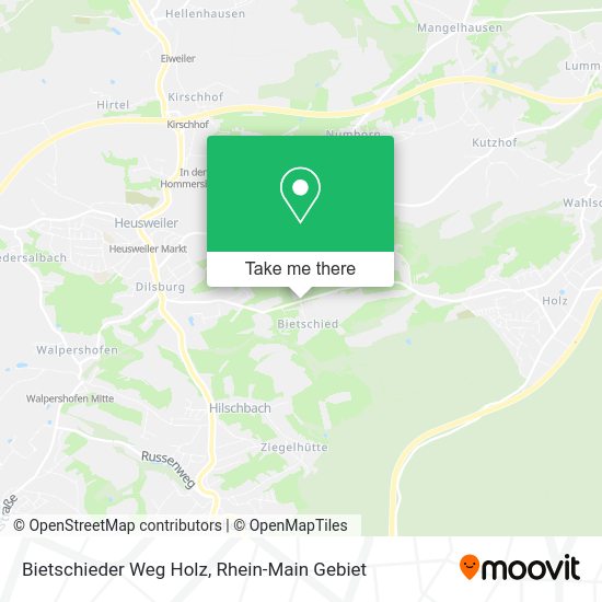 Карта Bietschieder Weg Holz