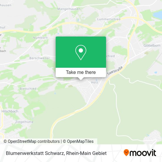 Карта Blumenwerkstatt Schwarz