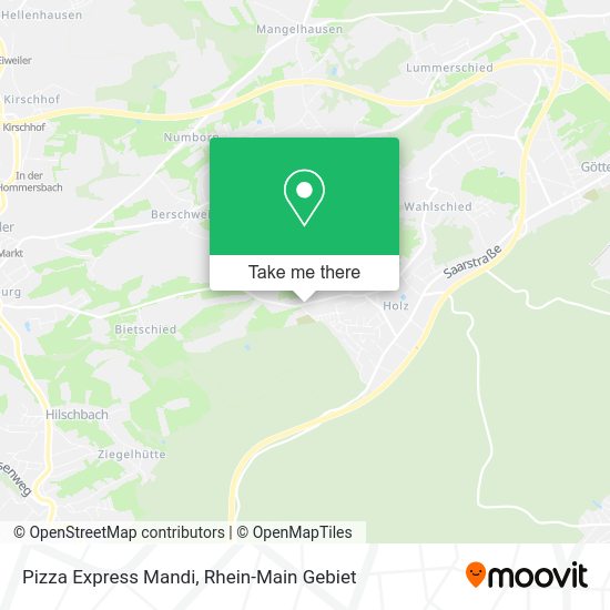Карта Pizza Express Mandi