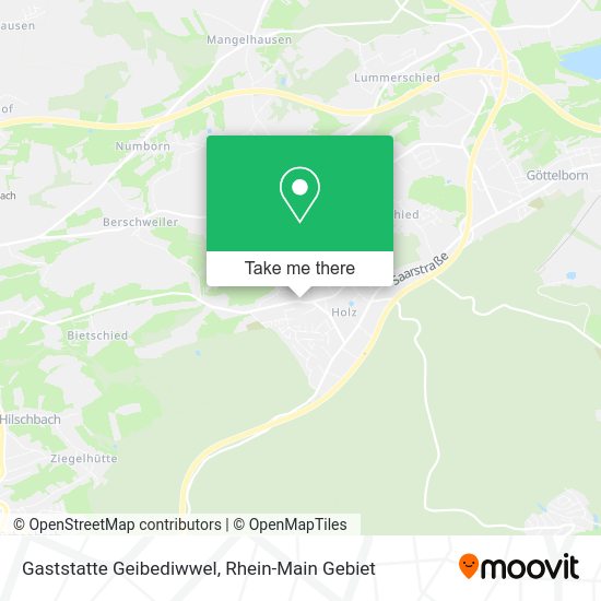 Карта Gaststatte Geibediwwel