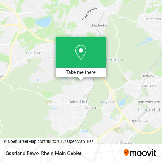 Карта Saarland Fewo