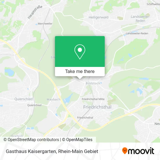 Карта Gasthaus Kaisergarten