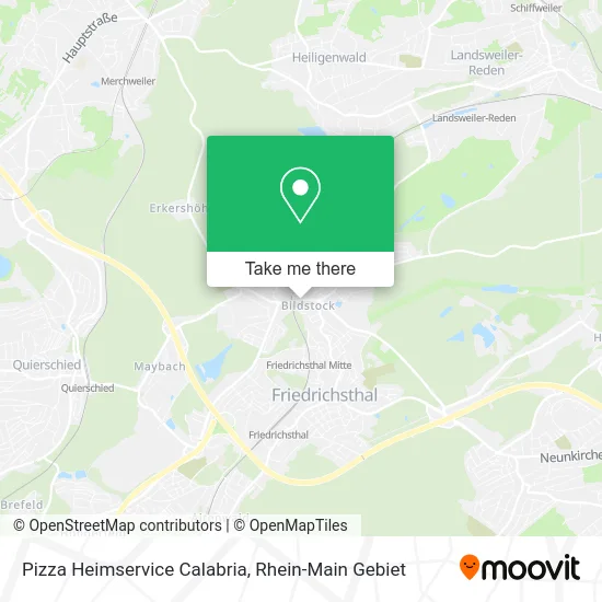 Карта Pizza Heimservice Calabria