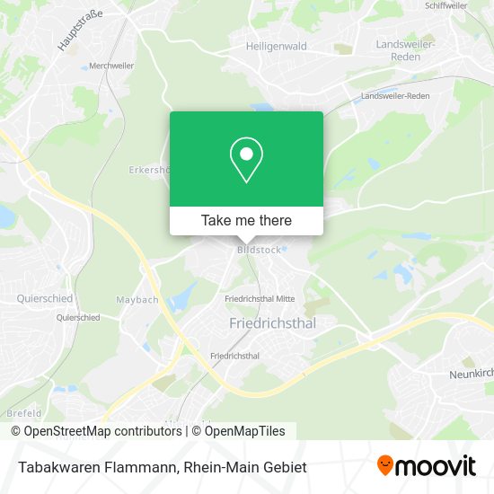 Карта Tabakwaren Flammann
