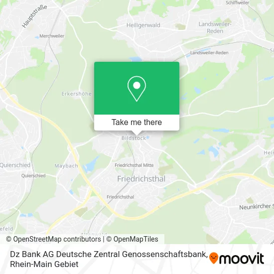Карта Dz Bank AG Deutsche Zentral Genossenschaftsbank