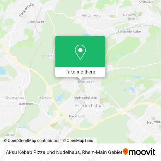 Карта Aksu Kebab Pizza und Nudelhaus
