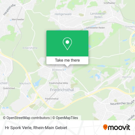 Карта Hr Spork Verle