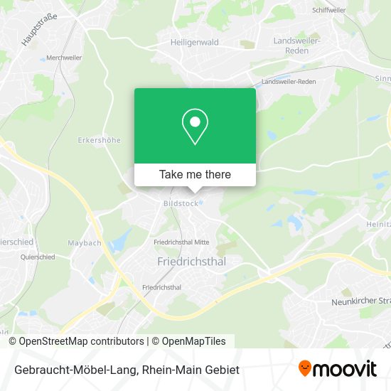 Карта Gebraucht-Möbel-Lang