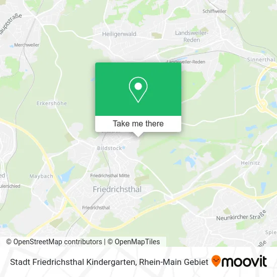 Карта Stadt Friedrichsthal Kindergarten