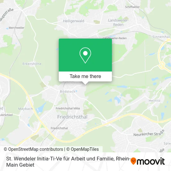 Карта St. Wendeler Initia-Ti-Ve für Arbeit und Familie