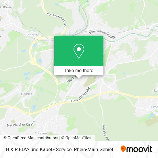 H & R EDV- und Kabel - Service map