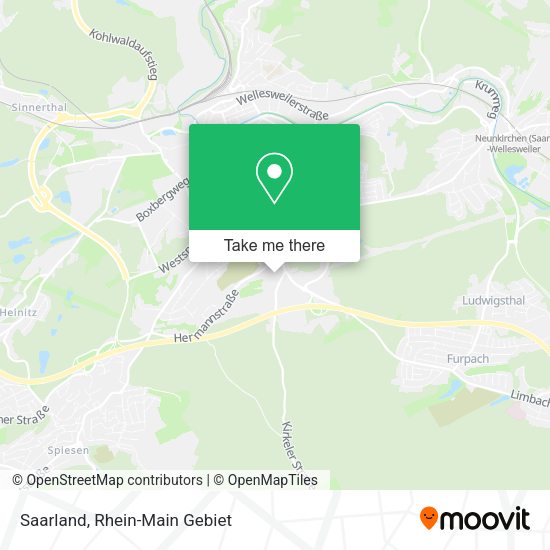 Карта Saarland