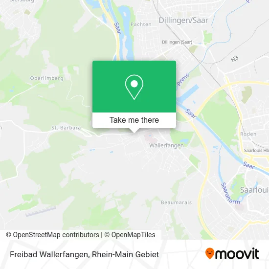 Карта Freibad Wallerfangen
