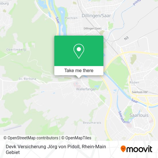 Карта Devk Versicherung Jörg von Pidoll