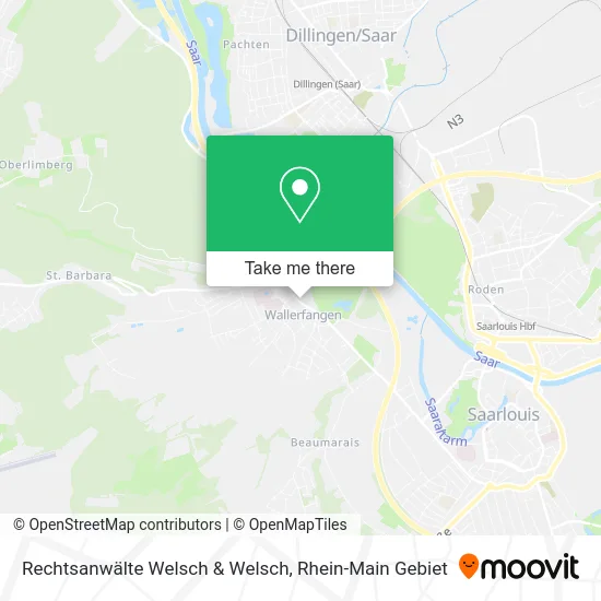 Карта Rechtsanwälte Welsch & Welsch