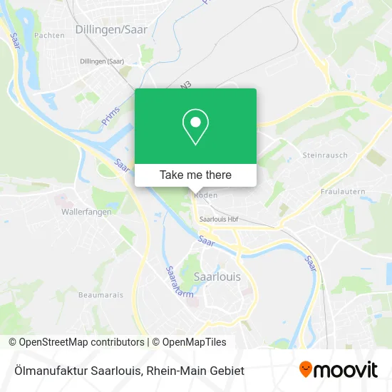 Карта Ölmanufaktur Saarlouis
