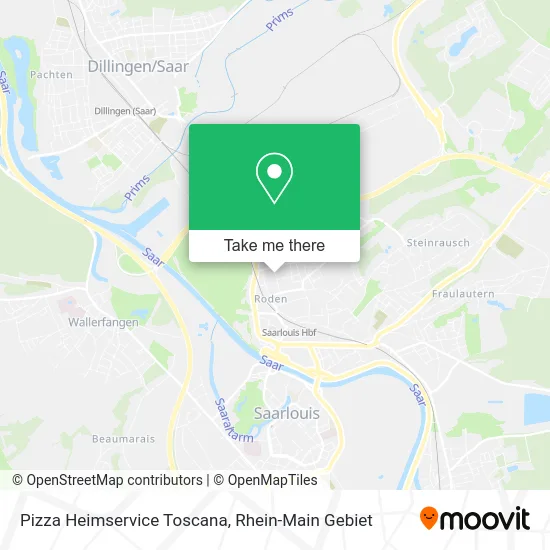 Карта Pizza Heimservice Toscana