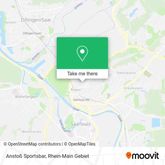 Карта Anstoß Sportsbar