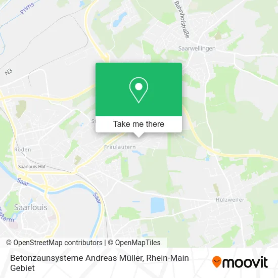 Карта Betonzaunsysteme Andreas Müller