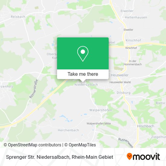 Карта Sprenger Str. Niedersalbach