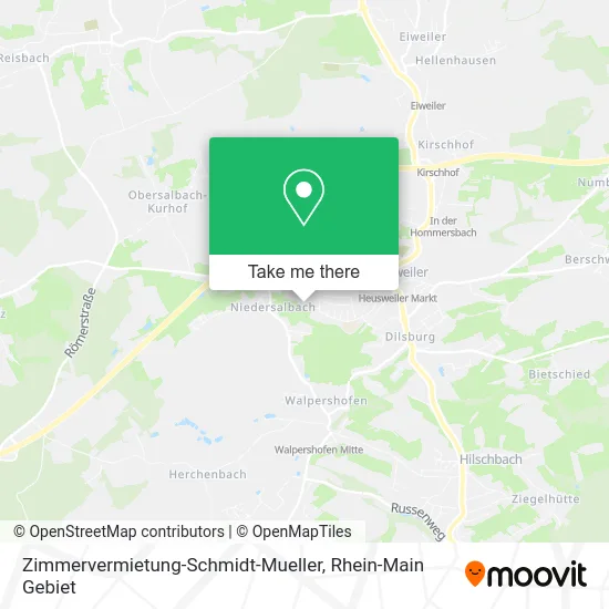 Карта Zimmervermietung-Schmidt-Mueller