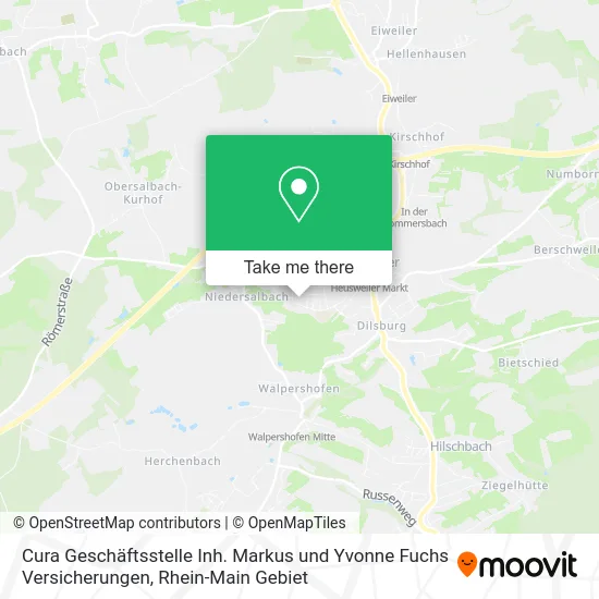 Cura Geschäftsstelle Inh. Markus und Yvonne Fuchs Versicherungen map
