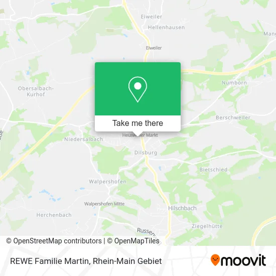 Карта REWE Familie Martin