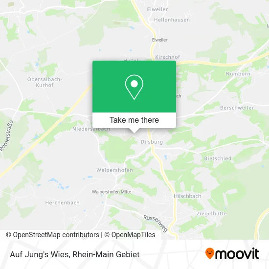 Карта Auf Jung's Wies