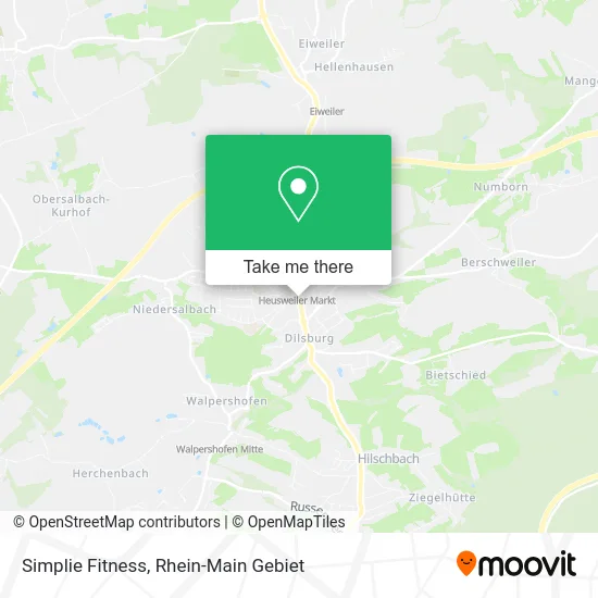 Карта Simplie Fitness
