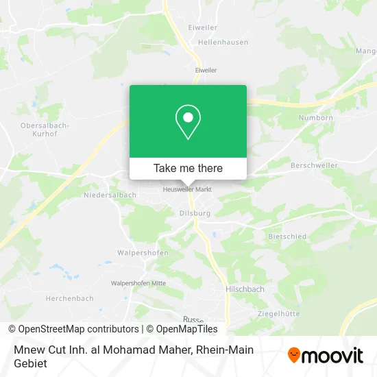 Карта Mnew Cut Inh. al Mohamad Maher