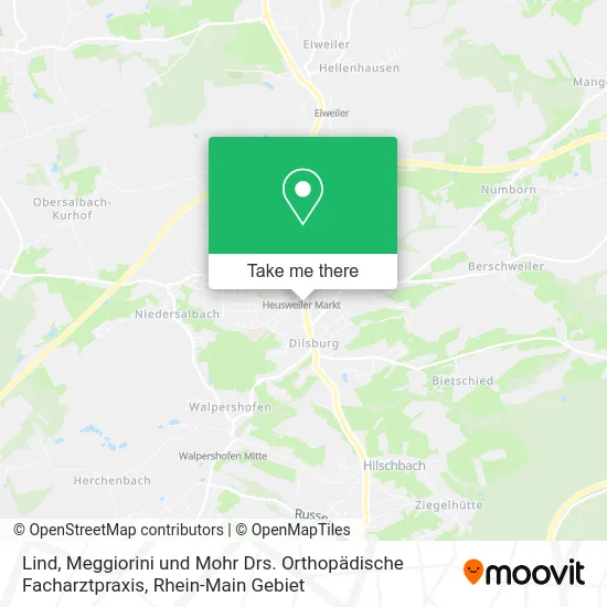 Карта Lind, Meggiorini und Mohr Drs. Orthopädische Facharztpraxis