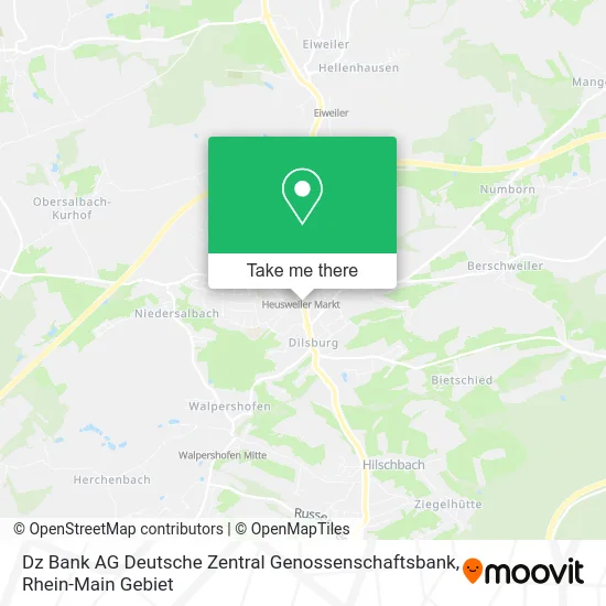 Карта Dz Bank AG Deutsche Zentral Genossenschaftsbank