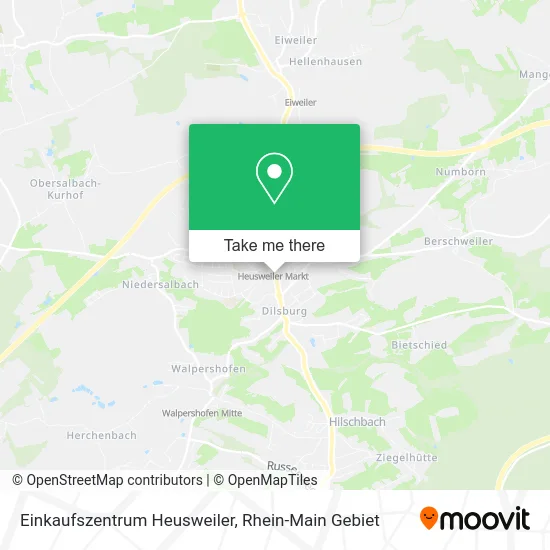 Карта Einkaufszentrum Heusweiler