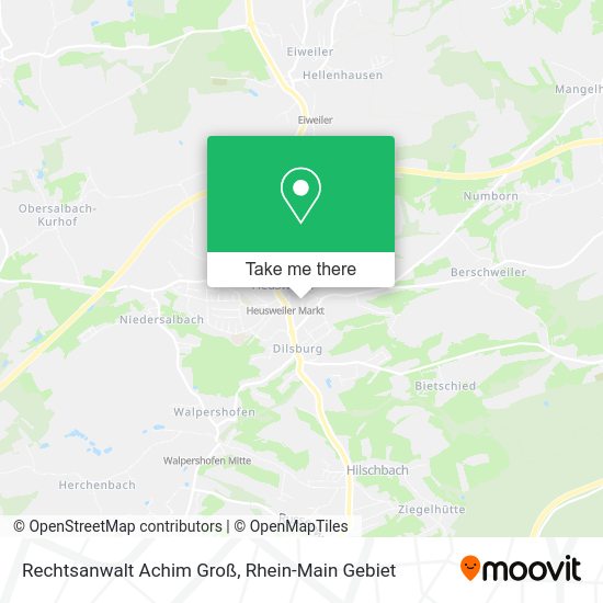 Карта Rechtsanwalt Achim Groß