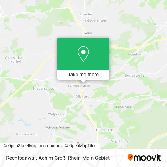Карта Rechtsanwalt Achim Groß