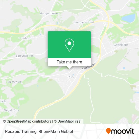 Карта Recabic Training