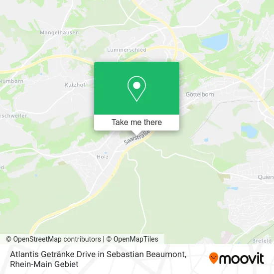Карта Atlantis Getränke Drive in Sebastian Beaumont
