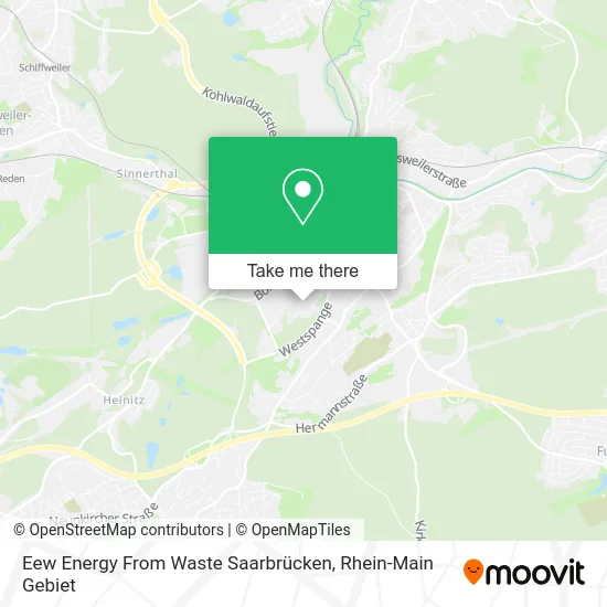 Карта Eew Energy From Waste Saarbrücken