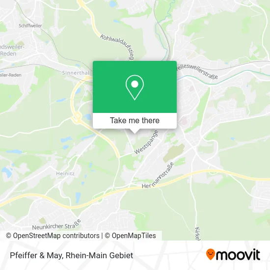 Карта Pfeiffer & May