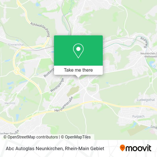 Карта Abc Autoglas Neunkirchen