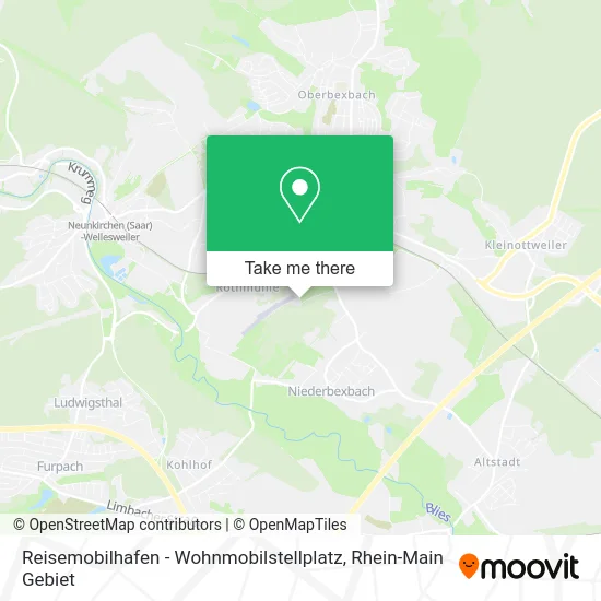 Карта Reisemobilhafen - Wohnmobilstellplatz