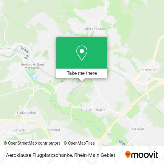 Карта Aeroklause Flugplatzschänke