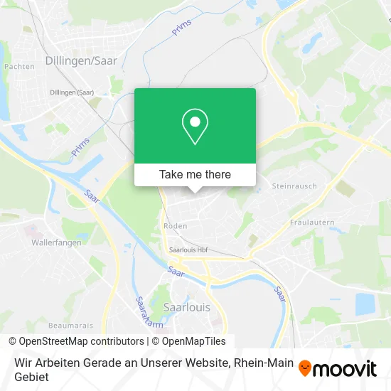 Карта Wir Arbeiten Gerade an Unserer Website