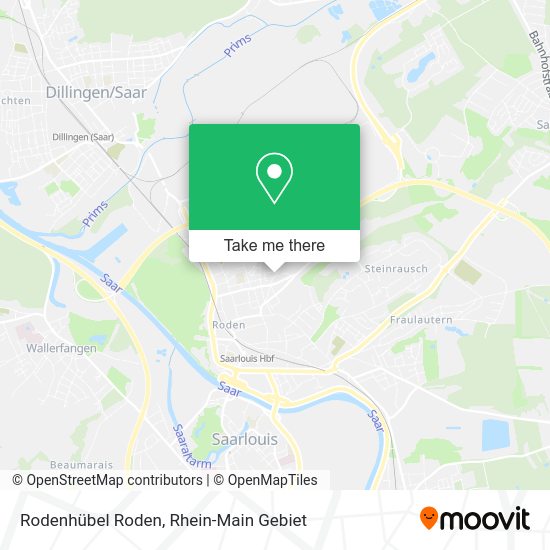 Карта Rodenhübel Roden