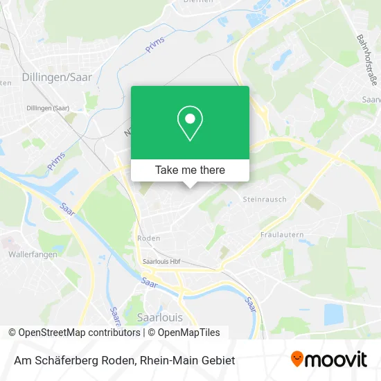 Карта Am Schäferberg Roden