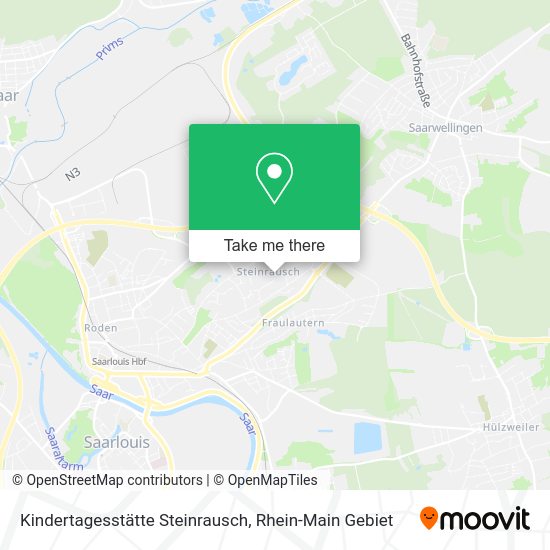 Карта Kindertagesstätte Steinrausch