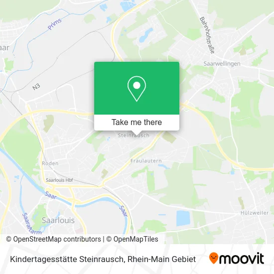 Карта Kindertagesstätte Steinrausch