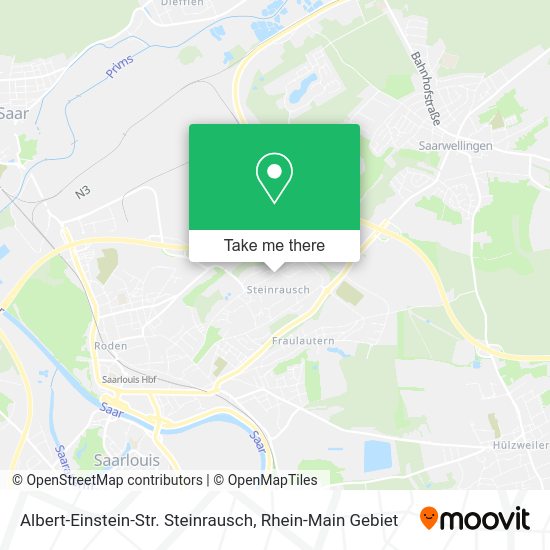 Карта Albert-Einstein-Str. Steinrausch