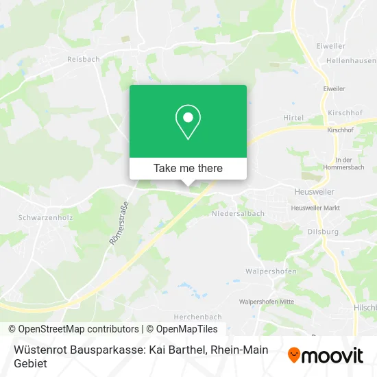 Карта Wüstenrot Bausparkasse: Kai Barthel